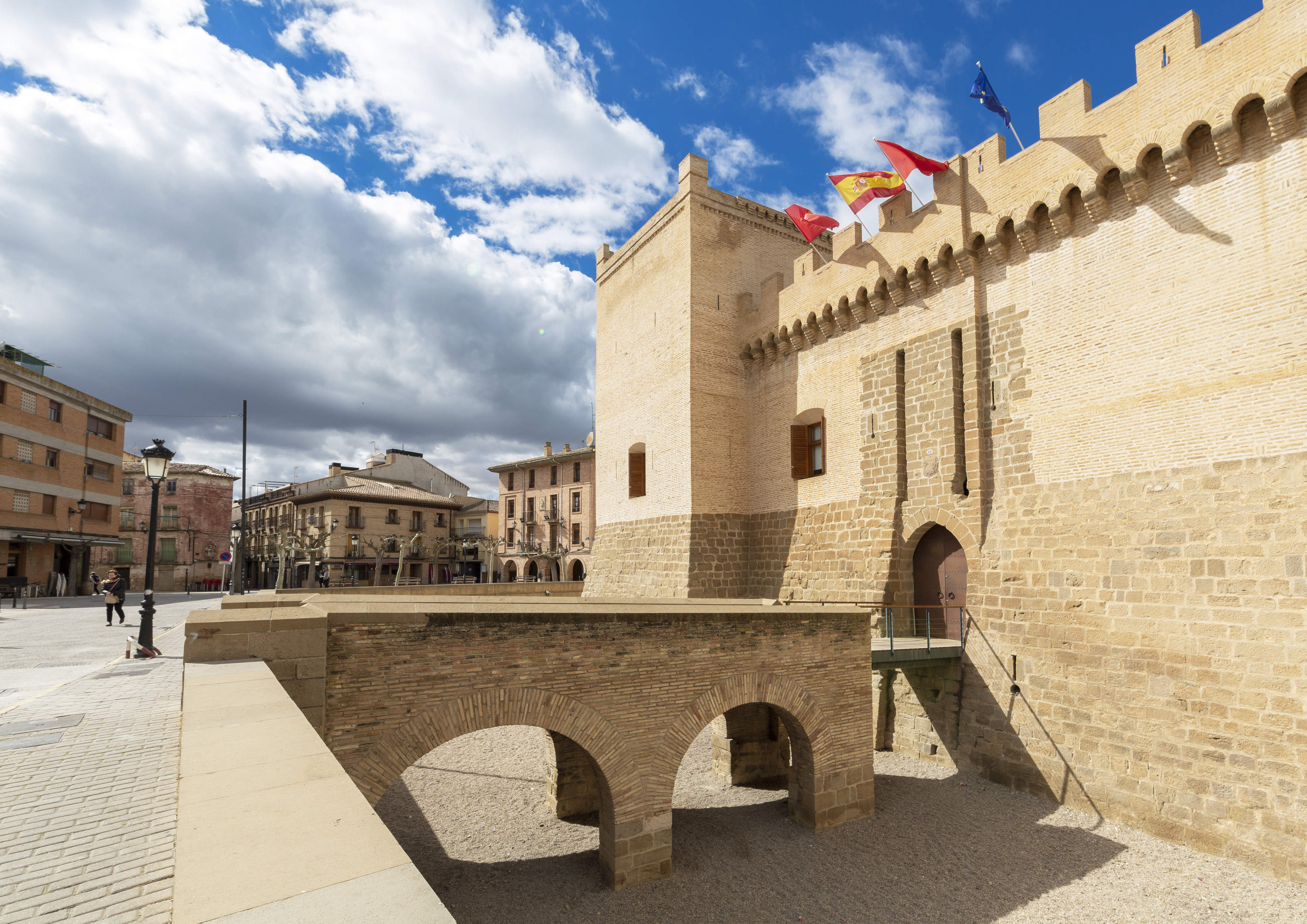 exterior del castillo de Marcilla